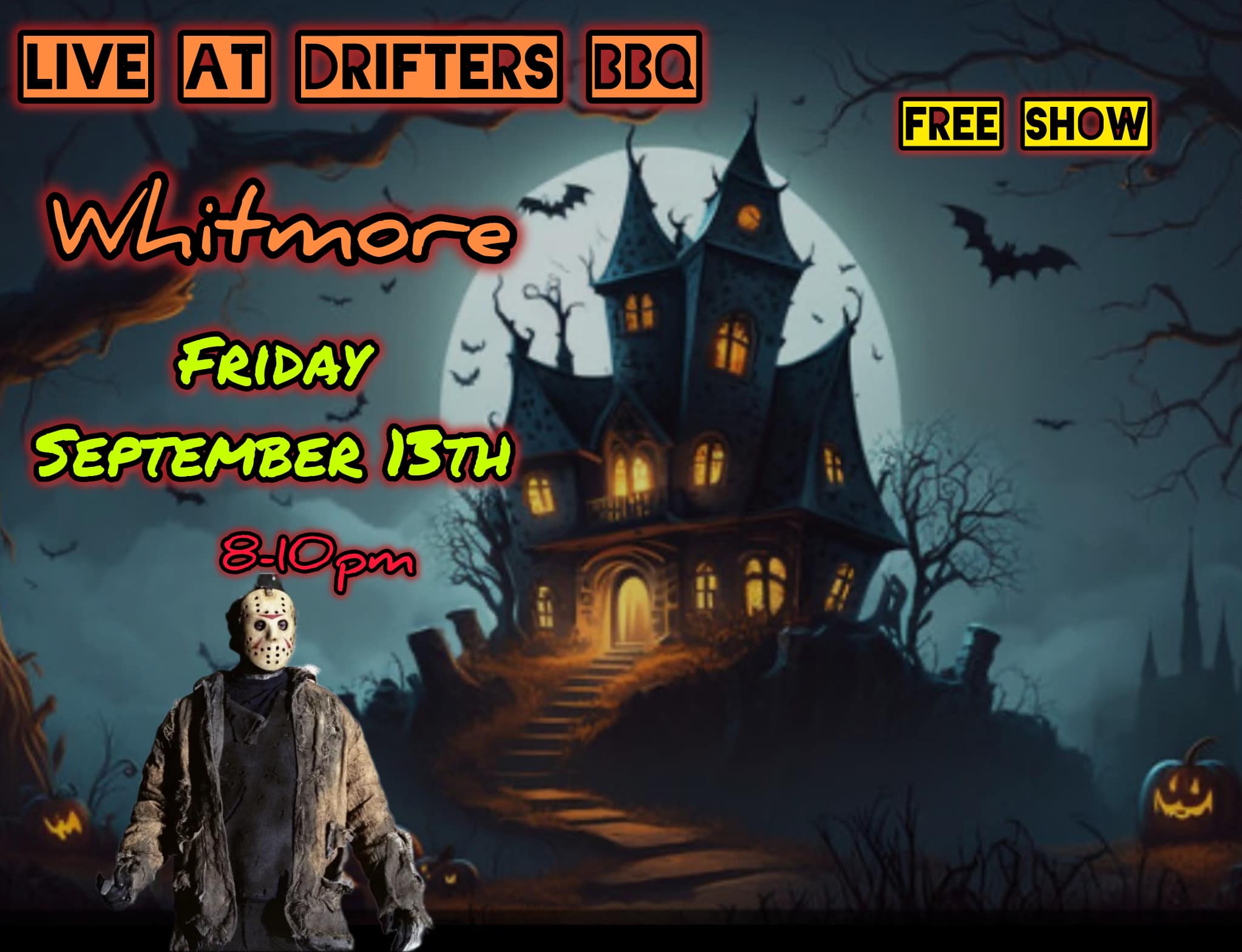 Whitmore at Drifters BBQ September 2024